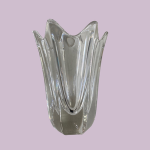 Vintage Crystal Vase by Orrefors Sweden